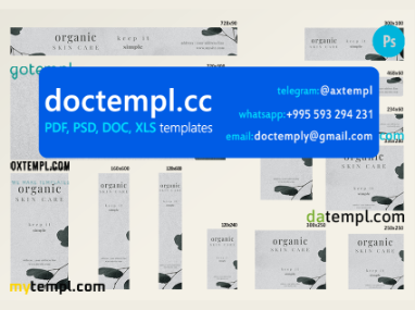 # elegancy editable banner template set of 13 PSD