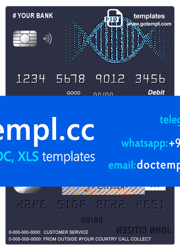 # vintage abstract universal multipurpose bank mastercard debit credit card template in PSD format, fully editable