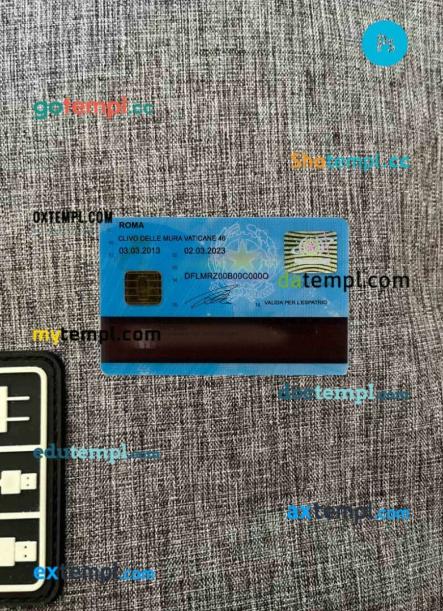 Italy ID card editable PSDs, scan and photo-realistic snapshot, 2 in 1 (2006-2016) - Image 2