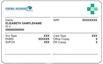 Timor-Leste health insurance card template in PSD format
