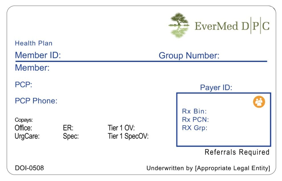 Trinidad and Tobago health insurance card template in PSD format